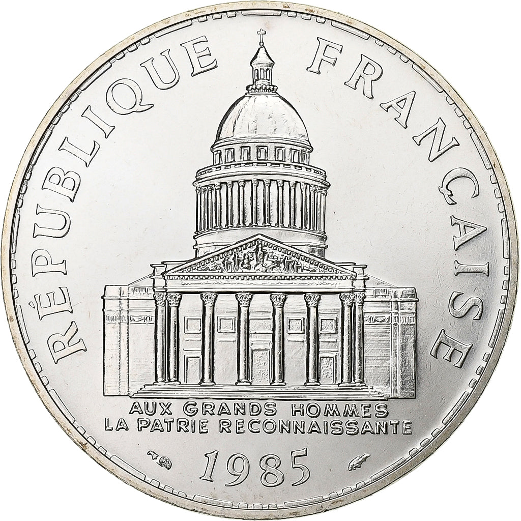 France, Panthéon, 100 Francs, 1985, Paris, MS(63), Silver, KM:951.1