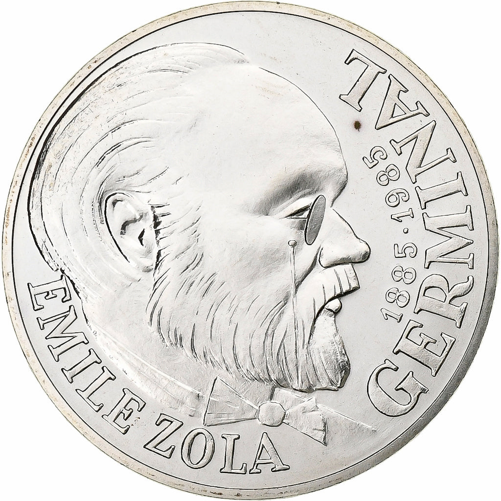 Moeda, França, Germinal, 100 Francs, 1985, MS(65-70), Prata, KM:957