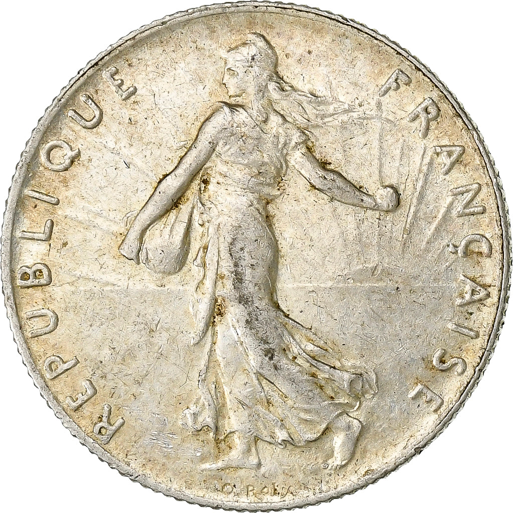Frankreich, Semeuse, 50 Centimes, 1908, Paris, AU(50-53), Silber, KM:854