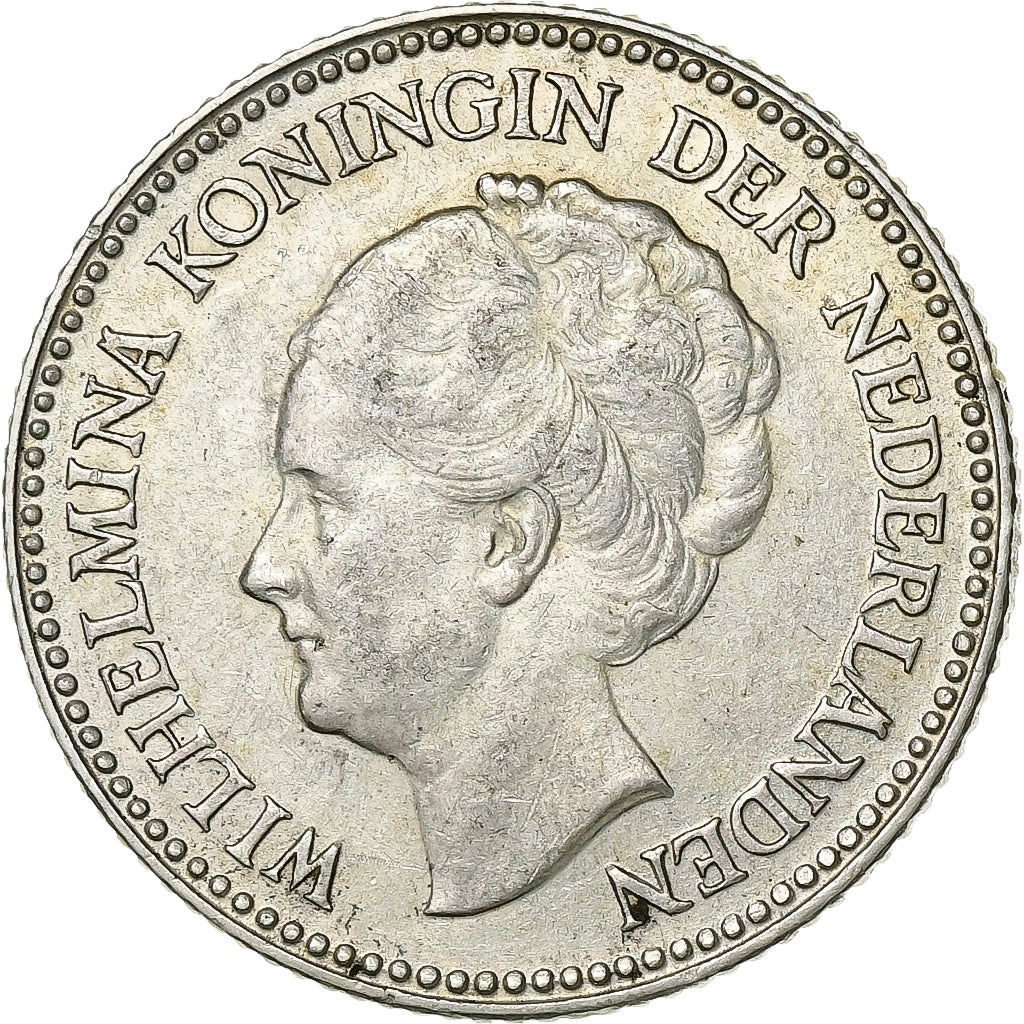 Moneta, Paesi Bassi, Wilhelmina I, 1/2 Gulden, 1928, BB, Argento, KM:160