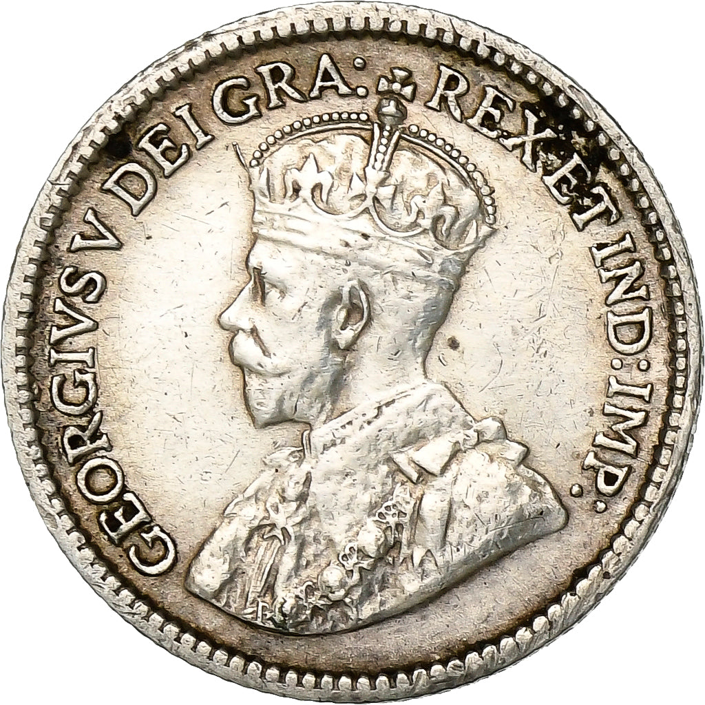 Coin, Canada, George V, 5 Cents, 1913, Royal Canadian Mint, Ottawa, EF(40-45)