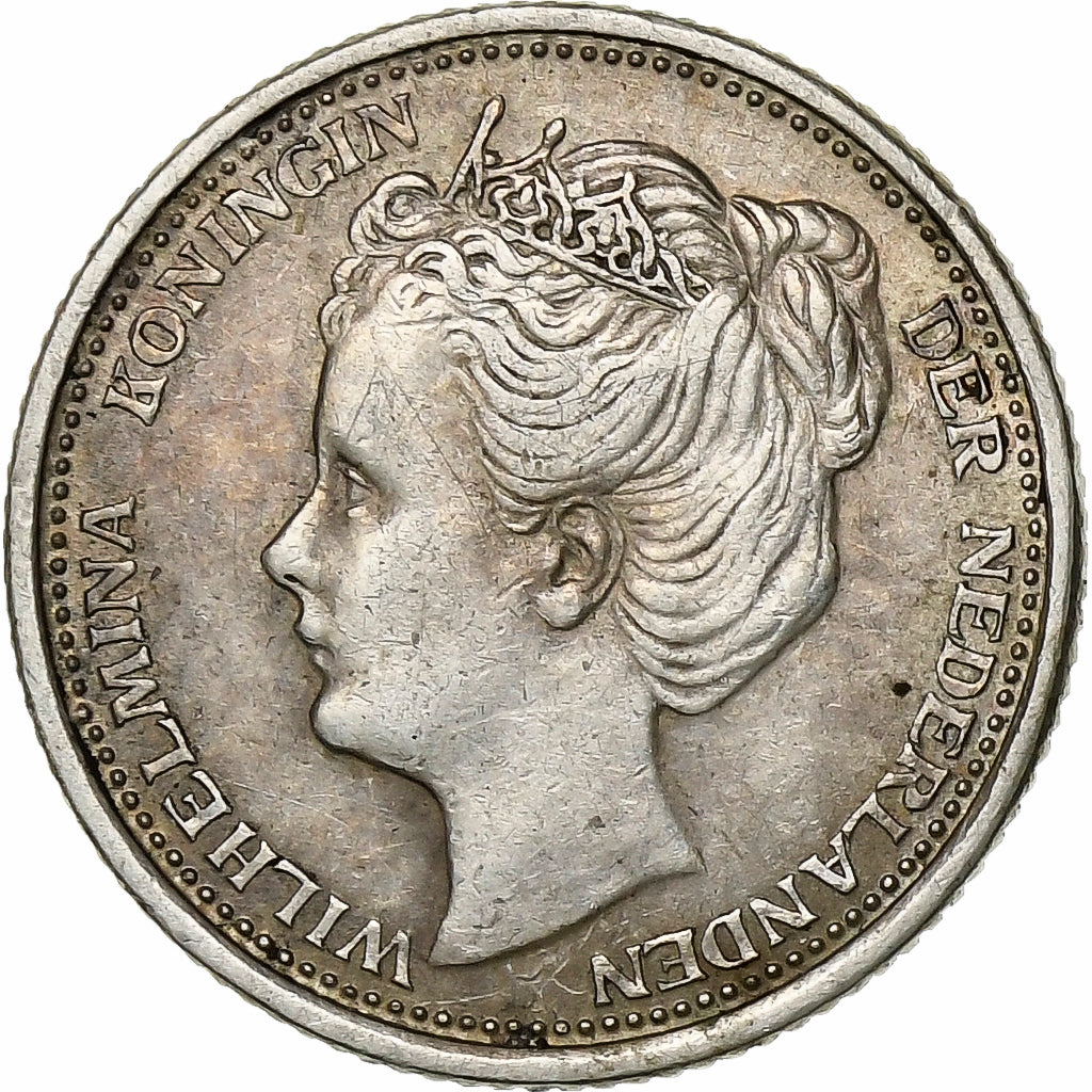 Moneta, Holandia, Wilhelmina I, 10 Cents, 1906, EF(40-45), Srebro, KM:136