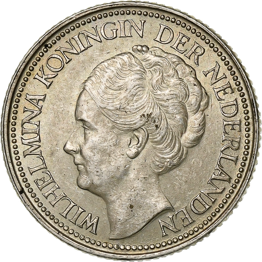 Niederlande, Wilhelmina I, 25 Cents, 1941, SS, Silber, KM:164