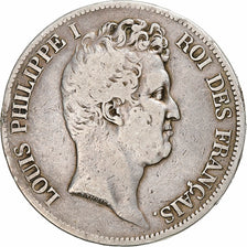 Coin, France, Louis-Philippe, 5 Francs, 1831, Lille, VF(20-25), Silver