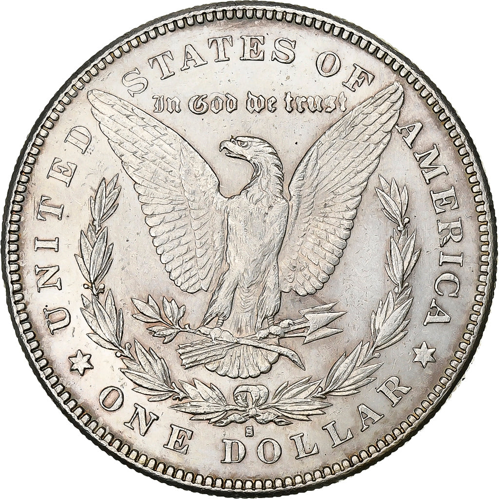 United States, Morgan Dollar, 1878, San Francisco, AU(55-58), KM:110