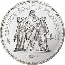 France, 50 Francs, Hercule, 1974, Paris, Silver, MS(63), Gadoury:882, KM:941.1