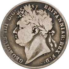 Great Britain, George IV, 1/2 Crown, 1820, Silver, VF(20-25), KM:676