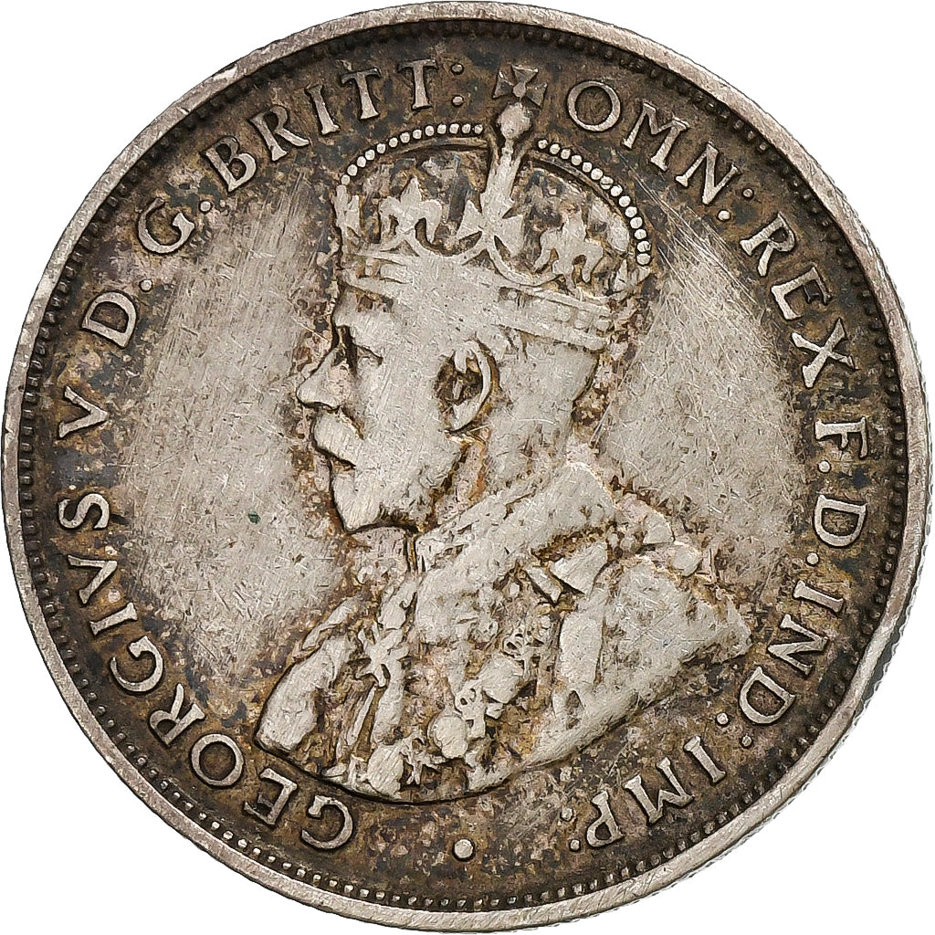 Australia, George V, Florin, 1911, Melbourne, Silver, EF(40-45), KM:27