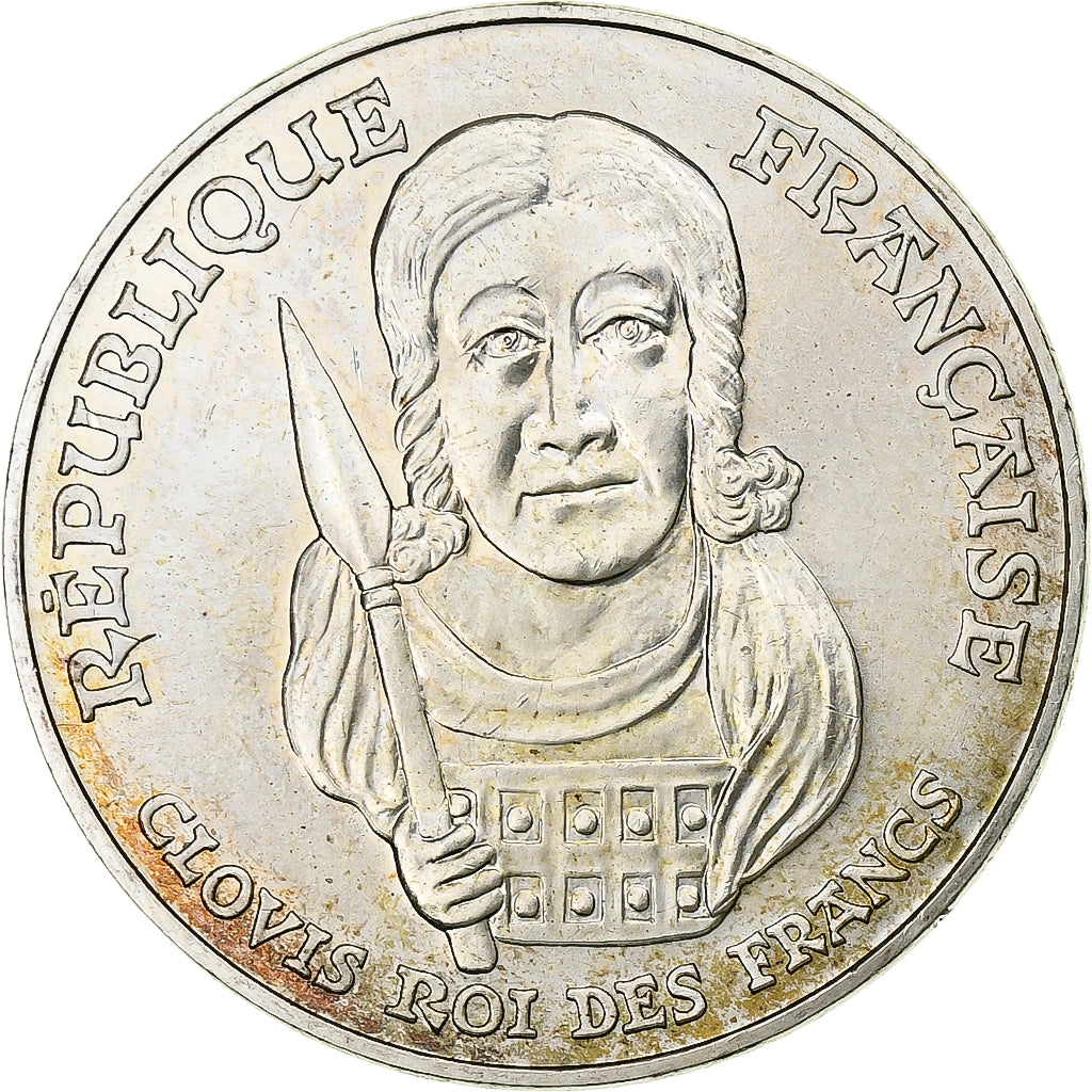 France, 100 Francs, Clovis, 1996, Argent, SUP, Gadoury:953, KM:1180