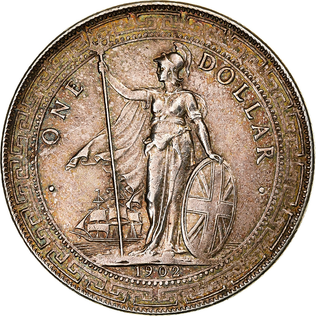 Moneta, Gran Bretagna, (no  Ruler Name), Dollar, 1902, Bombay, SPL-, Argento