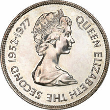 Moneta, Mauritius, 25 Rupees, 1977, SPL-, Argento, KM:43