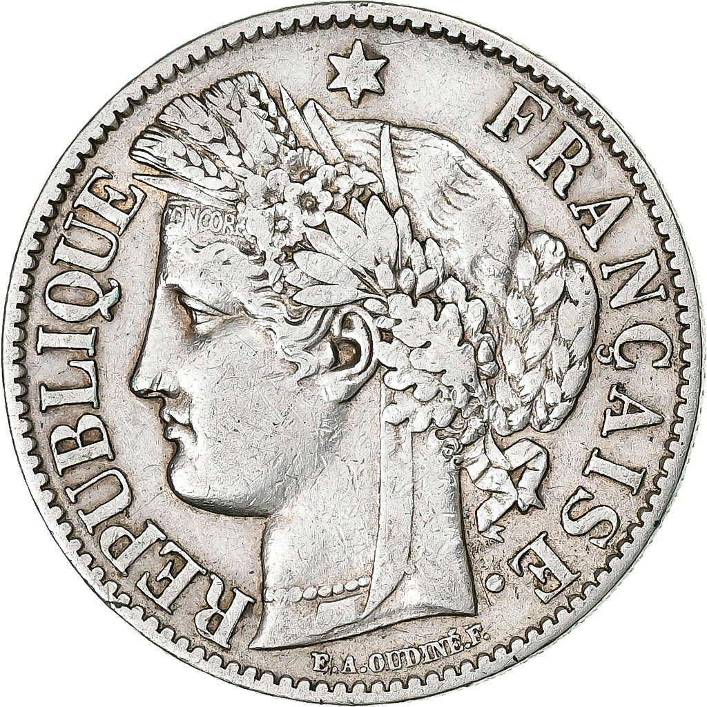 Frankreich, 2 Francs, Cérès, 1887, Paris, Silber, SS