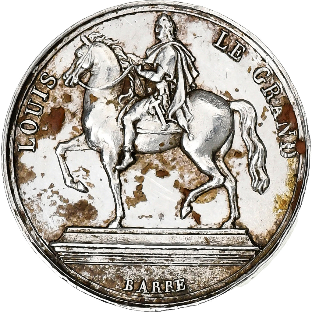 France, Charles X, Place Louis le Grand, Quinarius, Charles X, History, Medal