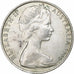 Münze, Australien, Elizabeth II, 50 Cents, 1966, VZ, Silber, KM:67