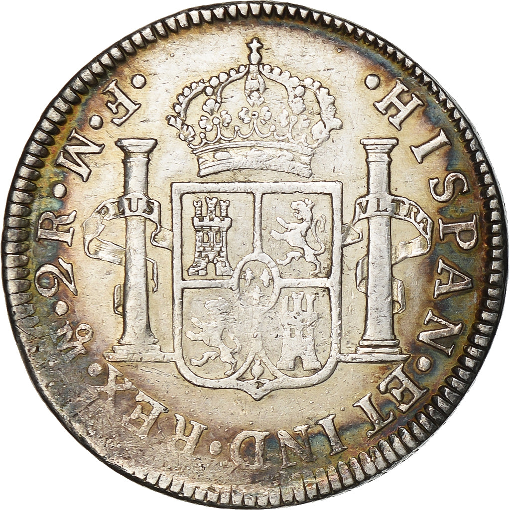 Mexico, Charles III, 2 Reales, 1772, Mexico City, Silver, EF(40-45), KM:88.2
