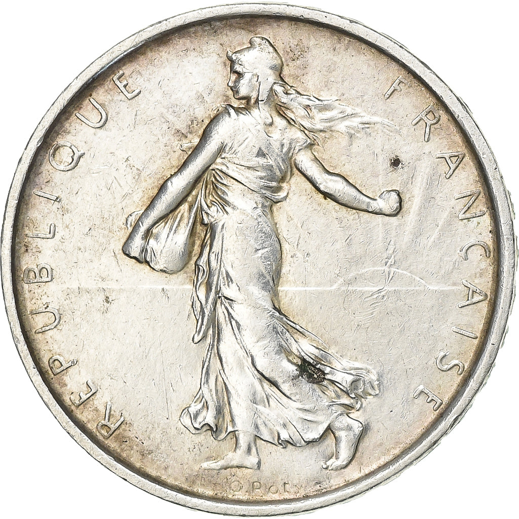 Moneta, Francia, Semeuse, 5 Francs, 1967, Paris, BB+, Argento, KM:926