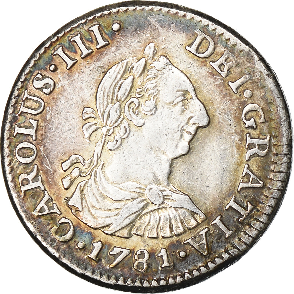 Moneda, México, Charles III, 1/2 Réal, 1781, Mexico City, EBC, Plata, KM:69.2