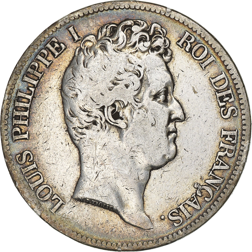 Munten, Frankrijk, Louis-Philippe, 5 Francs, 1831, La Rochelle, FR+, Zilver