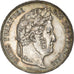 Coin, France, Louis-Philippe, 5 Francs, 1838, Rouen, EF(40-45), Silver