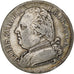 Francia, Louis XVIII, 5 Francs, 1814, Bayonne, MB+, Argento, KM 702.8