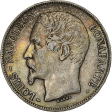 FRANCE, Napoléon III, 5 Francs, 1852, Paris, KM #773.1, VF(30-35), Silver, G...