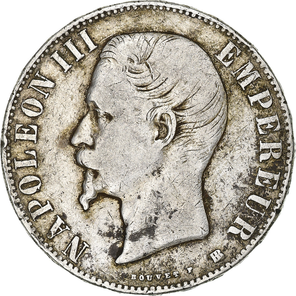 Coin, France, Napoleon III, Napoléon III, 5 Francs, 1856, Strasbourg