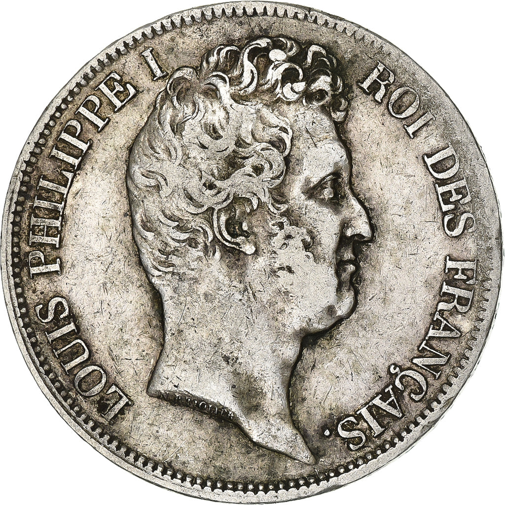 Francia, 5 Francs, Louis-Philippe, 1831, Marseilles, Argento, MB+, Gadoury:676