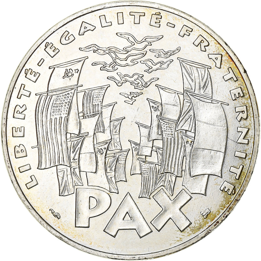 France, 100 Francs, 8 mai 1945, 1995, Silver, AU(55-58), Gadoury:952, KM:1116.1