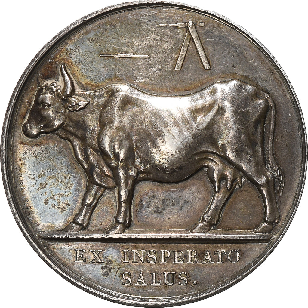 França, Token, Médecine, Vaccinations Municipales de Paris, 1814, Depaulis