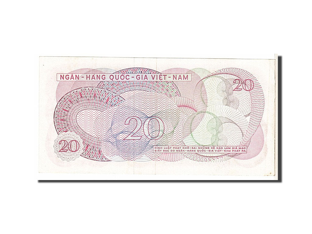Banconote, Vietnam del Sud, 20 Dông, 1969, KM:24a, BB