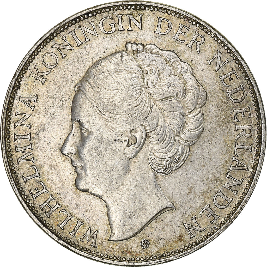 Monnaie, Pays-Bas, Wilhelmina I, 2-1/2 Gulden, 1939, TTB+, Argent, KM:165
