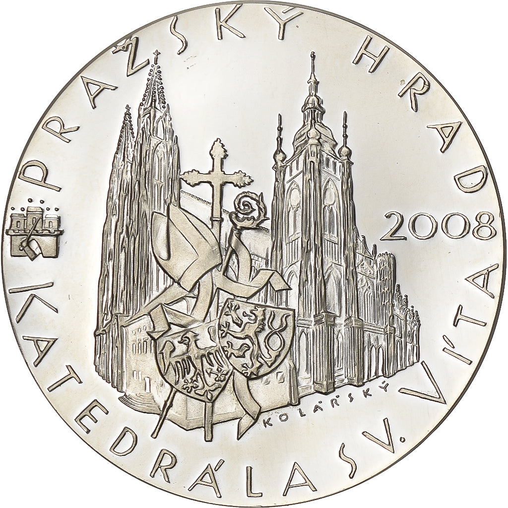 Czech Republic, Medal, Joyaux du Couronnement, Cathédrale Sainte-Vita, 2008