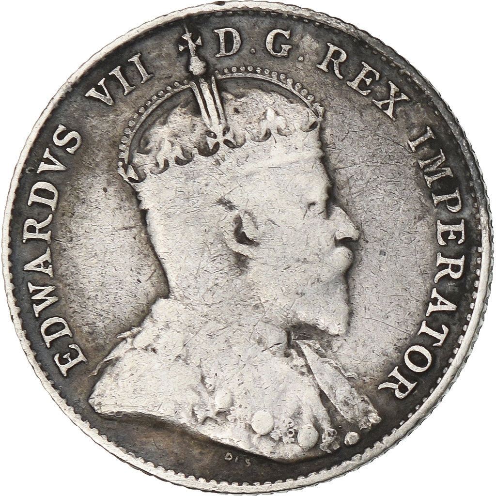 Canada, Edward VII, 10 Cents, 1909, Royal Canadian Mint, Silver, VF(30-35)