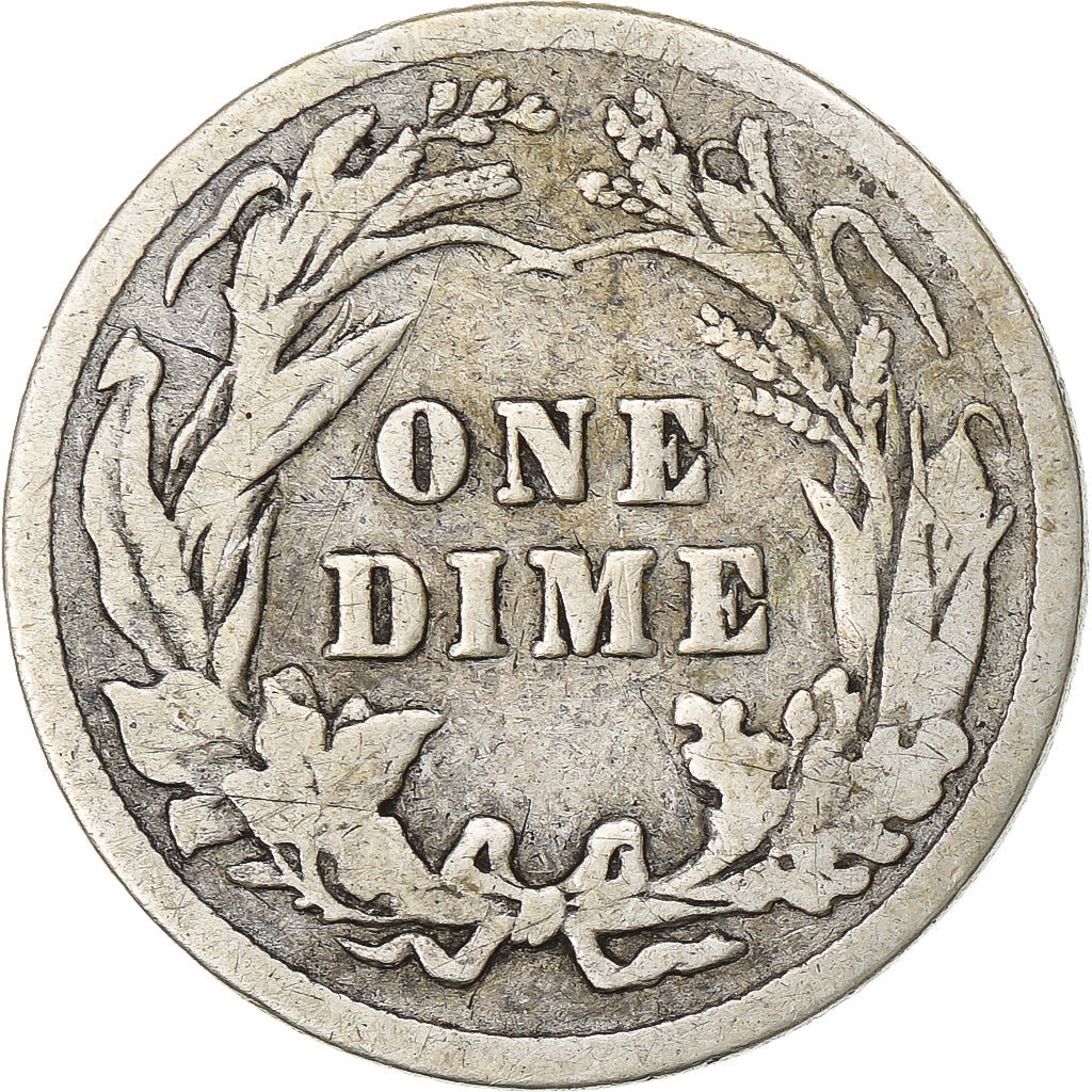 Verenigde Staten, Dime, Barber Dime, 1905, Philadelphia, Zilver, ZG+, KM:113