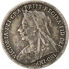 Great Britain, Victoria, 3 Pence, 1900, Silver, EF(40-45), KM:777