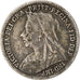 Great Britain, Victoria, 3 Pence, 1900, Silver, EF(40-45), KM:777