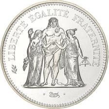 France, 50 Francs, Hercule, 1980, Paris, Silver, MS(63), Gadoury:882, KM:941.1