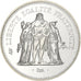 France, 50 Francs, Hercule, 1980, Paris, Silver, MS(63), Gadoury:882, KM:941.1