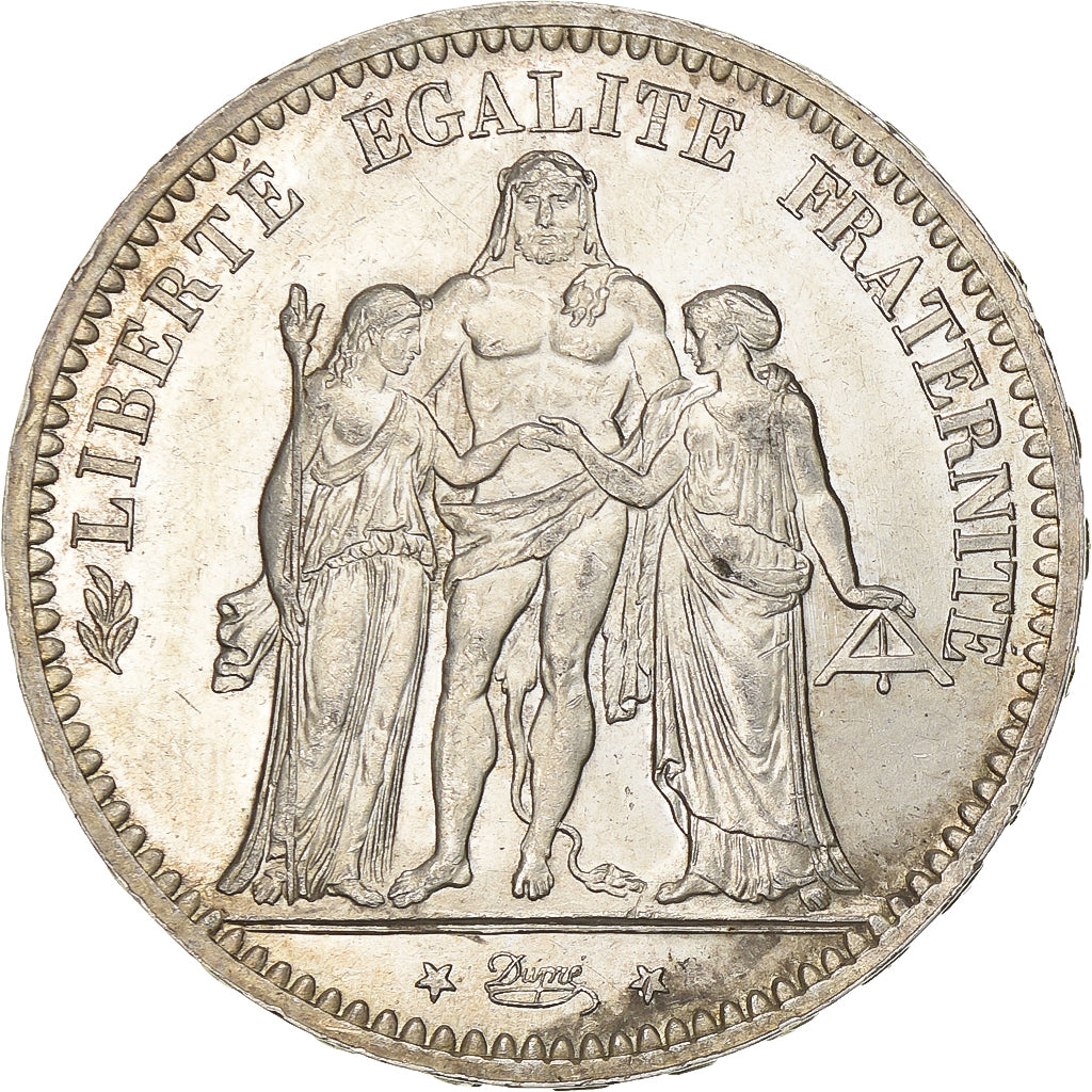 Munten, Frankrijk, Hercule, 5 Francs, 1873, Paris, PR, Zilver, KM:820.1