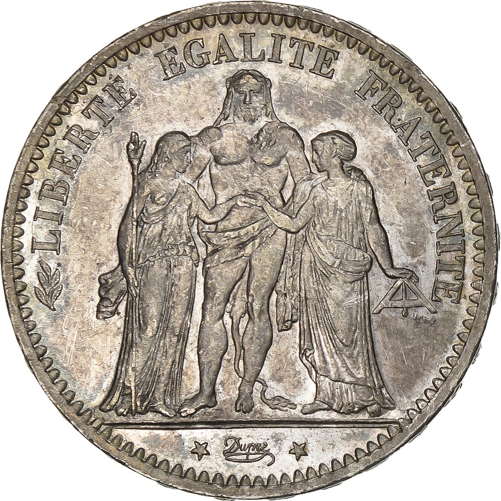 Moneda, Francia, Hercule, 5 Francs, 1874, Paris, EBC, Plata, KM:820.1