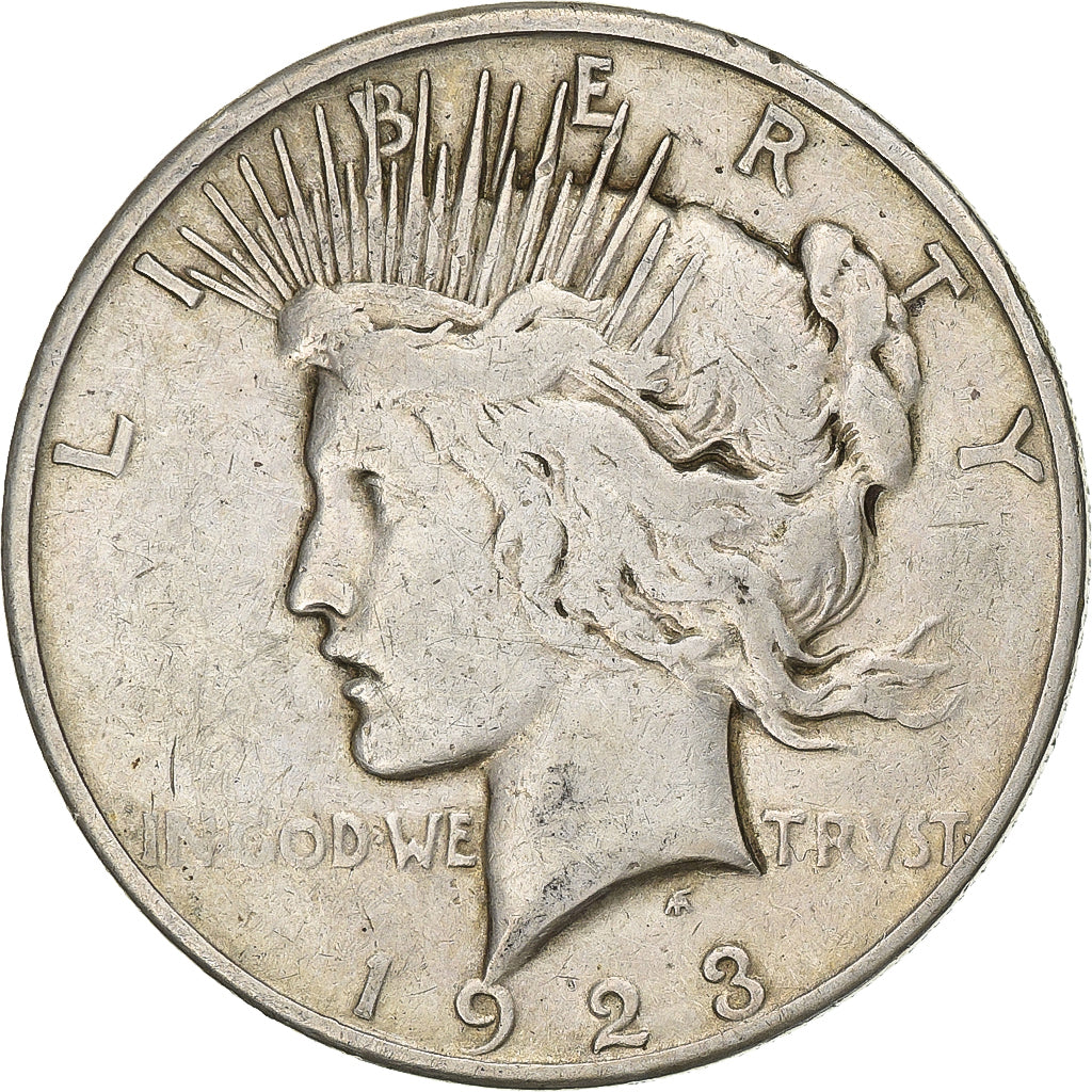 United States, Dollar, 1923, San Francisco, Silver, EF(40-45), KM:150