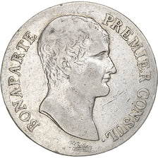 France, 5 Francs, An XI, Paris, VF(20-25), Silver, KM:650.1, Gadoury:577