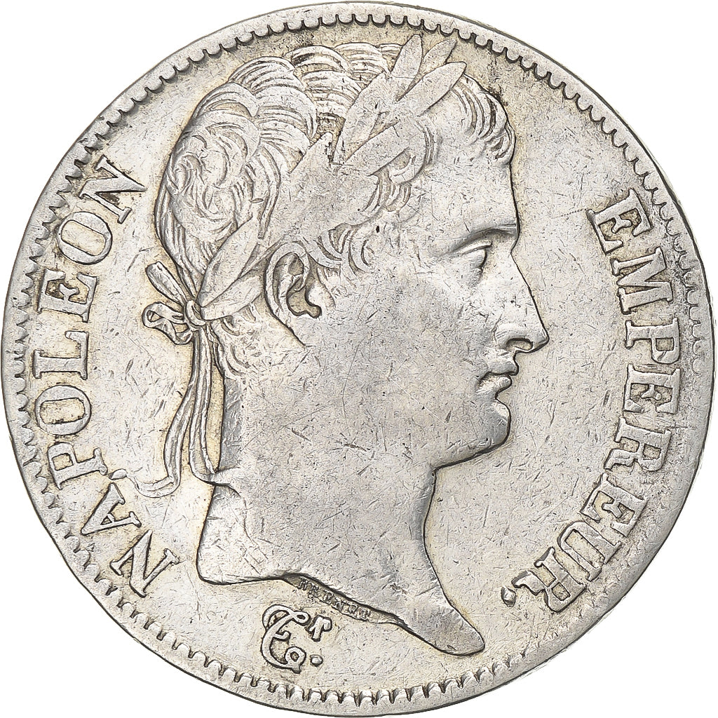 FRANCE, Napoléon I, 5 Francs, 1813, Bordeaux, KM #694.8, VF(30-35), Silver, G...