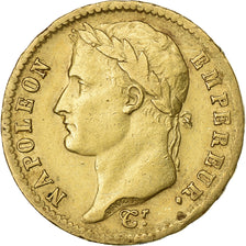 France, Napoléon I, 20 Francs, 1808, Paris, AU(50-53), Gold,KM:687.1,Gadoury1024
