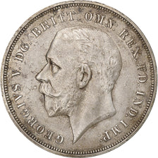 Great Britain, George V, Crown, 1935, London, BE, Silver, AU(55-58)