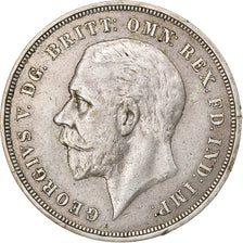 Coin, Great Britain, George V, Crown, 1935, AU(50-53), Silver, KM:842