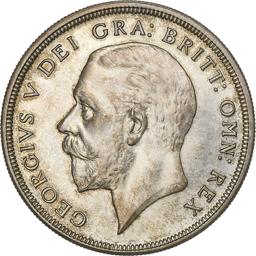 Great Britain, George V, Crown, 1927, Silver, EF(40-45), KM:842