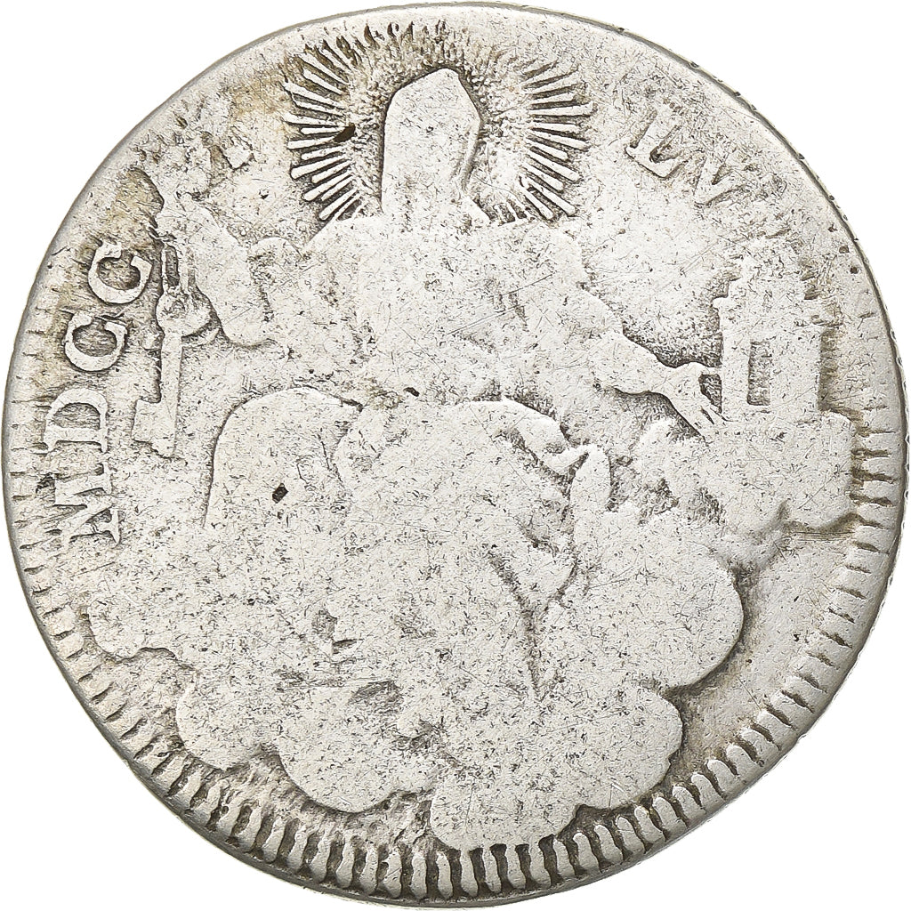 Coin, ITALIAN STATES, PAPAL STATES, Benedict XIV, Doppio (2) Giulio, 1/5 Scudo