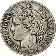 Coin, France, Cérès, 2 Francs, 1870, Paris, VF(30-35), Silver, KM:816.1