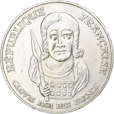 Coin, France, Clovis, 100 Francs, 1996, AU(55-58), Silver, KM:1180, Gadoury:953